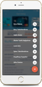 Mobile Wallet UI Design Menu